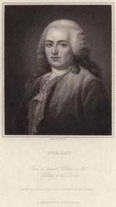 Ritratto di Anne-Robert-Jacques Turgot da English School