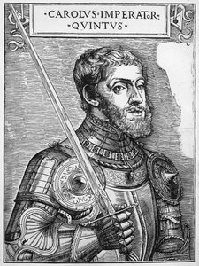 Ritratto di Carlo V (1500-58), Sacro Romano Imperatore da English School