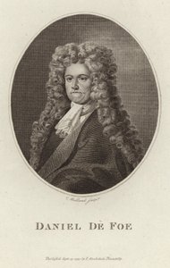 Ritratto di Daniel Defoe da English School