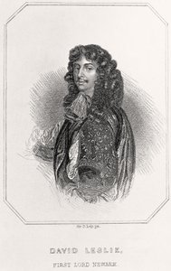 Ritratto di David Leslie, 1° Signore di Newark, 1835 da English School