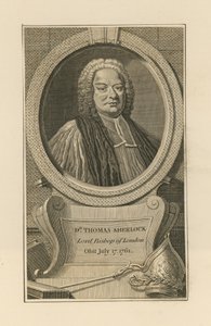 Ritratto di Dr Thomas Sherlock da English School