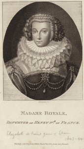 Ritratto di Elisabetta di Francia da English School