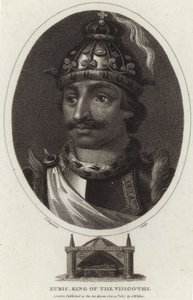 Ritratto di Eurico, Re dei Visigoti da English School