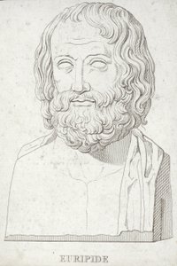 Ritratto di Euripide da English School