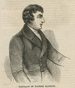 Ritratto di Padre Theobald Mathew da English School