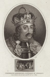 Ritratto di Federico Barbarossa da English School
