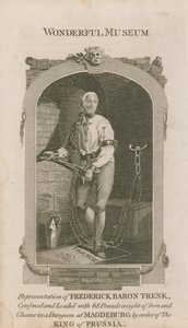Ritratto di Frederick Baron Trenk da English School