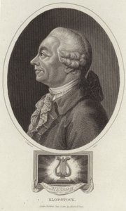 Ritratto di Friedrich Gottlieb Klopstock da English School