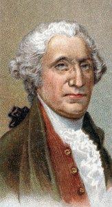 Ritratto di George Washington (1732-1799), politico e leader militare americano, primo presidente degli Stati Uniti d