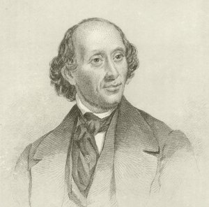 Ritratto di Hans Christian Andersen da English School