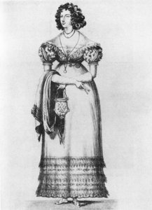Ritratto di Harriette Wilson (1789-1846) da English School