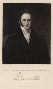 Ritratto di Henry John Temple da English School