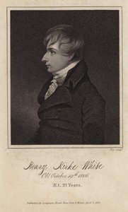 Ritratto di Henry Kirke White da English School