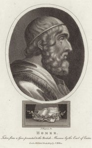 Ritratto di Omero da English School