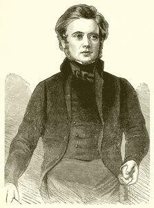 Ritratto di John Bright nel 1843 da English School