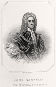 Ritratto di John Campbell, Duca di Argyll e Greenwich da English School