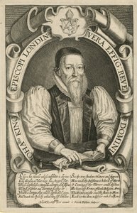 Ritratto di John King, Vescovo di Londra 1611-21 da English School