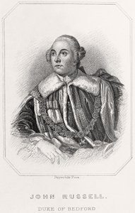 Ritratto di John Russell, Duca di Bedford, 1835 da English School
