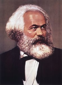 Ritratto di Karl Marx da English School