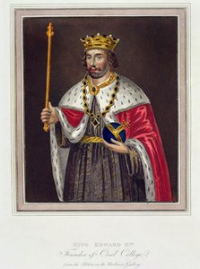 Ritratto di Re Edoardo II (1284-1327) Fondatore dell