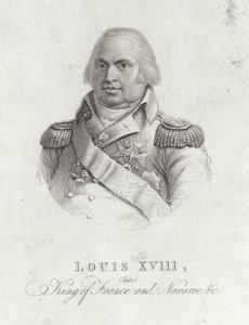 Ritratto di Re Luigi XVIII da English School