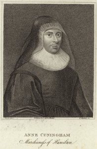 Ritratto di Lady Ann Cunningham, Marchesa di Hamilton da English School