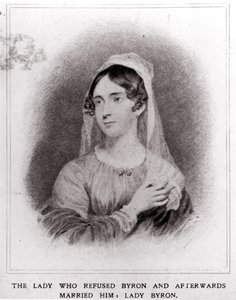 Ritratto di Lady Byron (1792-1863) da English School