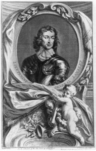 Ritratto del tenente generale John Lambert (1619-83) inciso da Jacobus Houbraken (1698-1780) da English School
