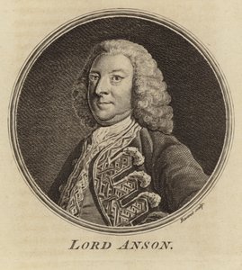 Ritratto di Lord Anson da English School