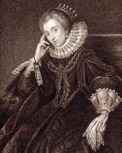 Ritratto di Lucy Harrington, Contessa di Bedford (c.1581-1627) da English School