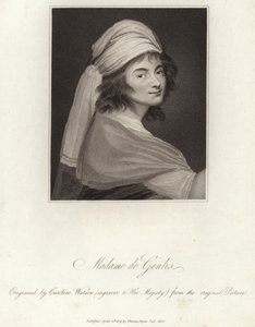 Ritratto di Madame de Genlis da English School