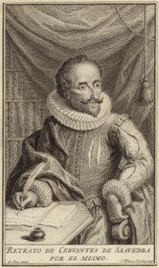 Ritratto di Miguel de Cervantes da English School