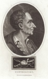 Ritratto di Montesquieu da English School