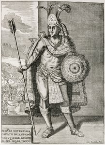 Ritratto di Montezuma II (1466-1520) da 
