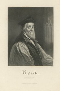 Ritratto di Nicholas Ridley da English School