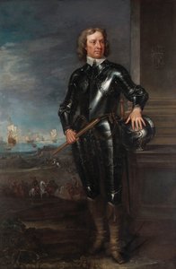 Ritratto di Oliver Cromwell da English School