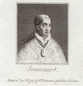 Ritratto di Papa Giovanni VIII da English School