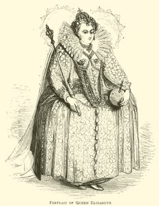 Ritratto della regina Elisabetta (incisione)