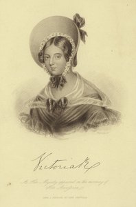 Ritratto della Regina Vittoria da English School