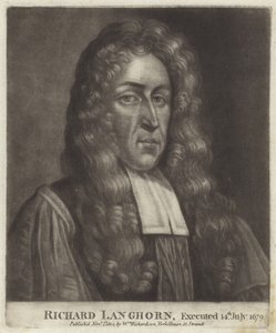 Ritratto di Richard Langhorne da English School