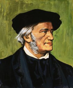 Ritratto di Richard Wagner, compositore di L