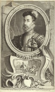 Ritratto di Robert Dudley, Conte di Leicester da English School