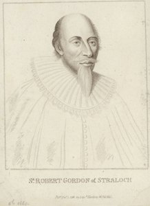 Ritratto di Robert Gordon di Straloch da English School