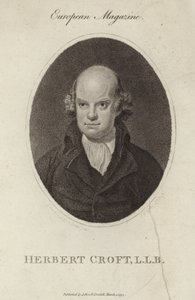 Ritratto di Sir Herbert Croft da English School