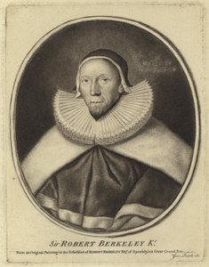 Ritratto di Sir Robert Berkeley da English School