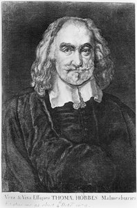 Ritratto di Thomas Hobbes (1588-1679) da English School