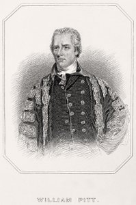 Ritratto di William Pitt, 1835 da English School