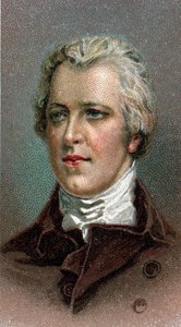 Ritratto di William Pitt il Giovane (1759-1806) - Dalla serie Leaders of Men - Cromolitografia - Scuola Inglese, XX secolo
