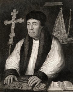 Ritratto di William Warham, da Lodges British Portraits, 1823 da English School