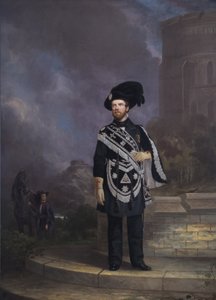 Ritratto di un Cavaliere Templare Massonico, metà del XIX secolo da English School